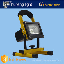 High lumen die casting aluminum portable outdoor 10w cob led work light